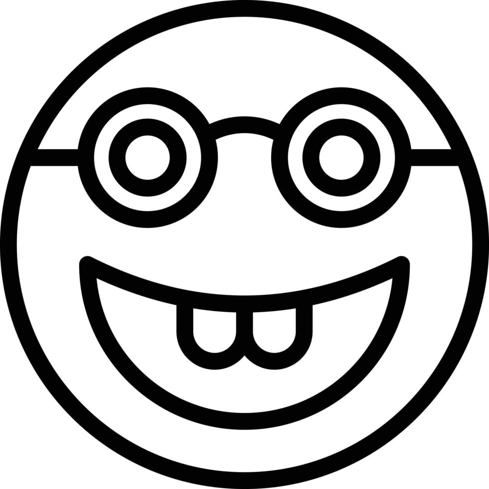 Nerd Icon Style vector