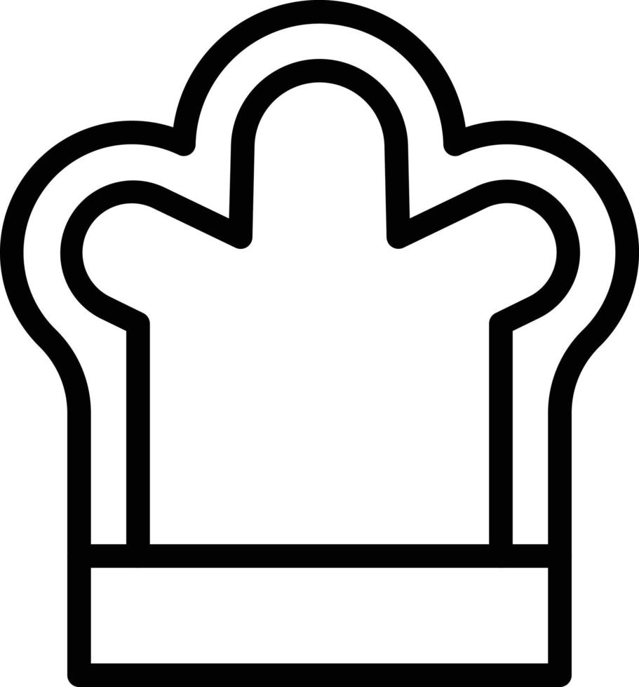 Chef Hat Icon Style vector