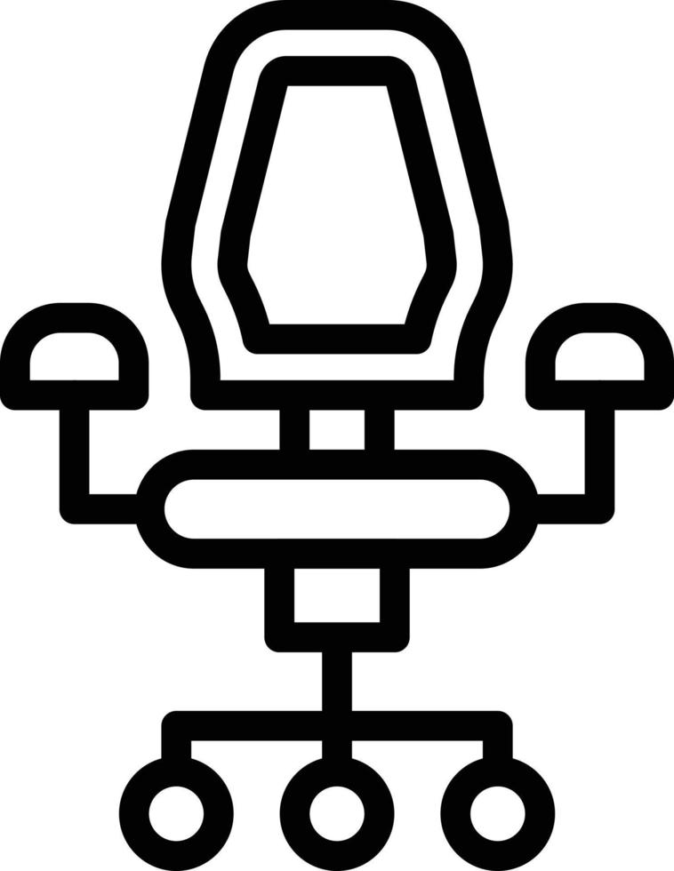 Office Chair Icon Style vector