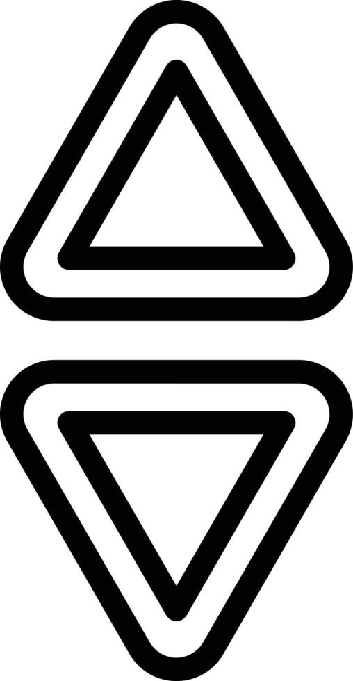 Up Down Icon Style vector