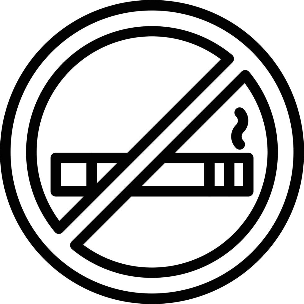 No Smoking Icon Style vector