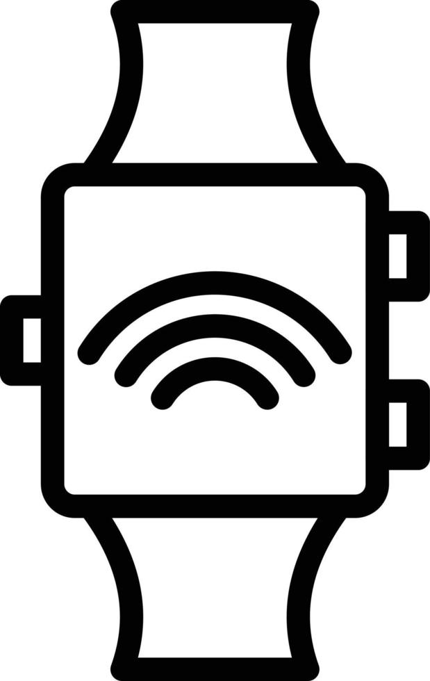 Smart Watch Icon Style vector