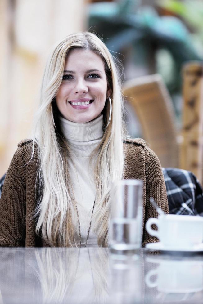 portrait of a beautiful young woman photo