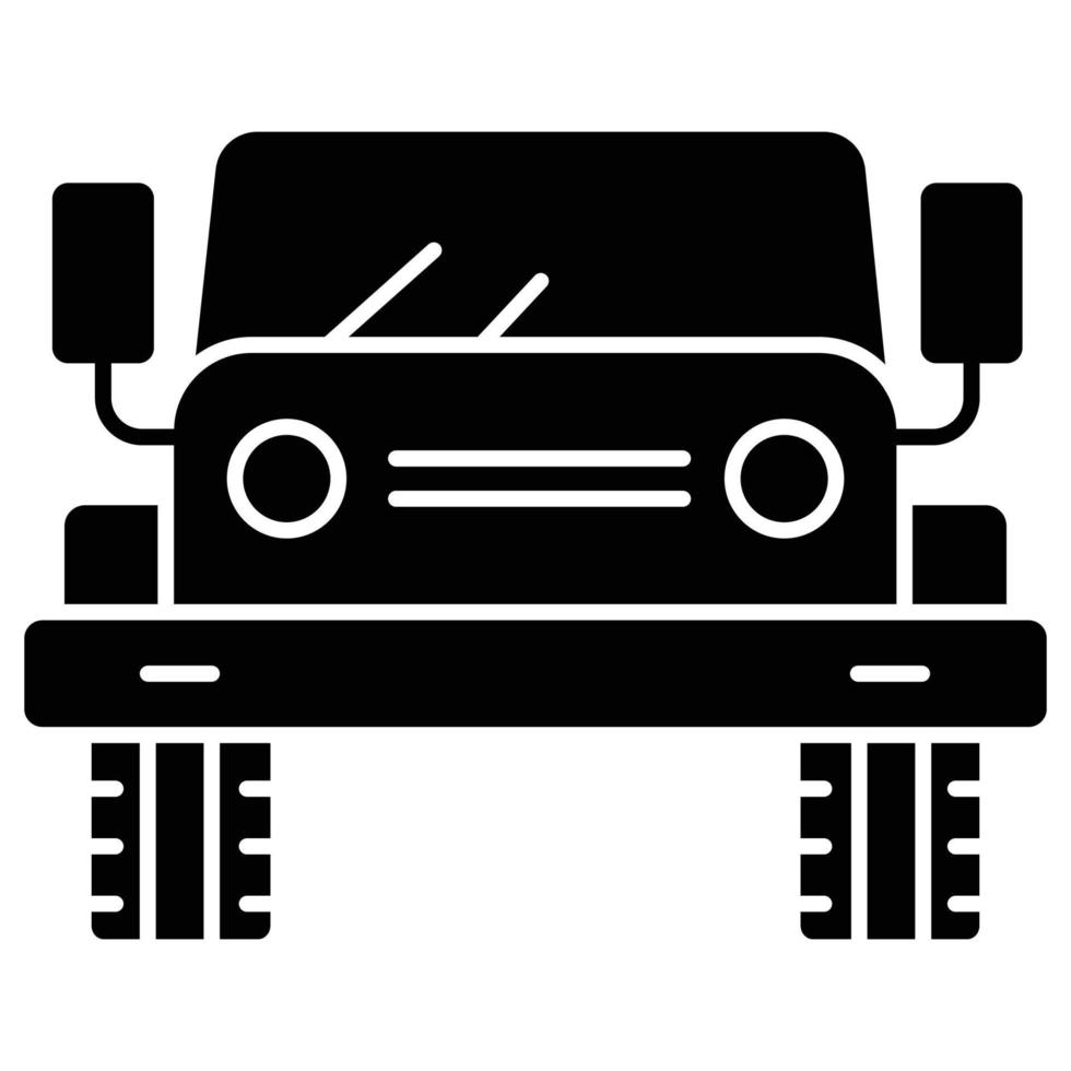 Army jeep   which can easily modify or edit vector