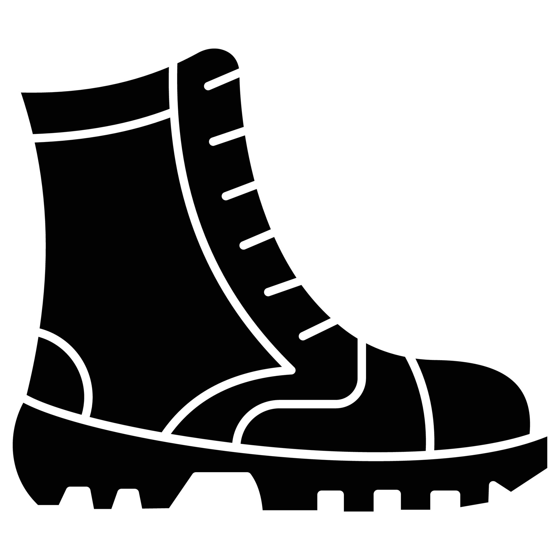 Army boot which can easily modify or edit 12691610 Vector Art at Vecteezy