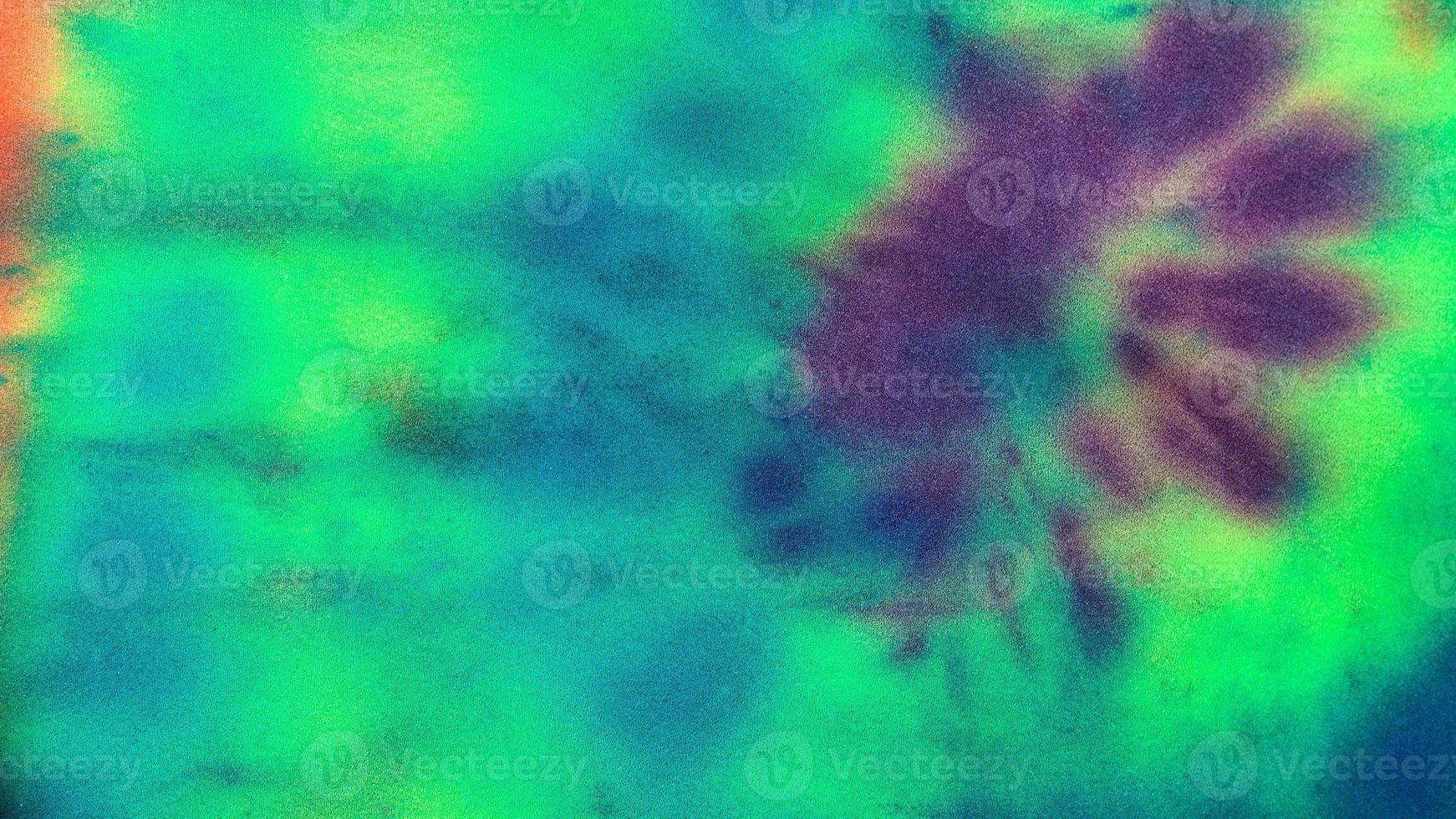 abstract spots in green and blue background photo