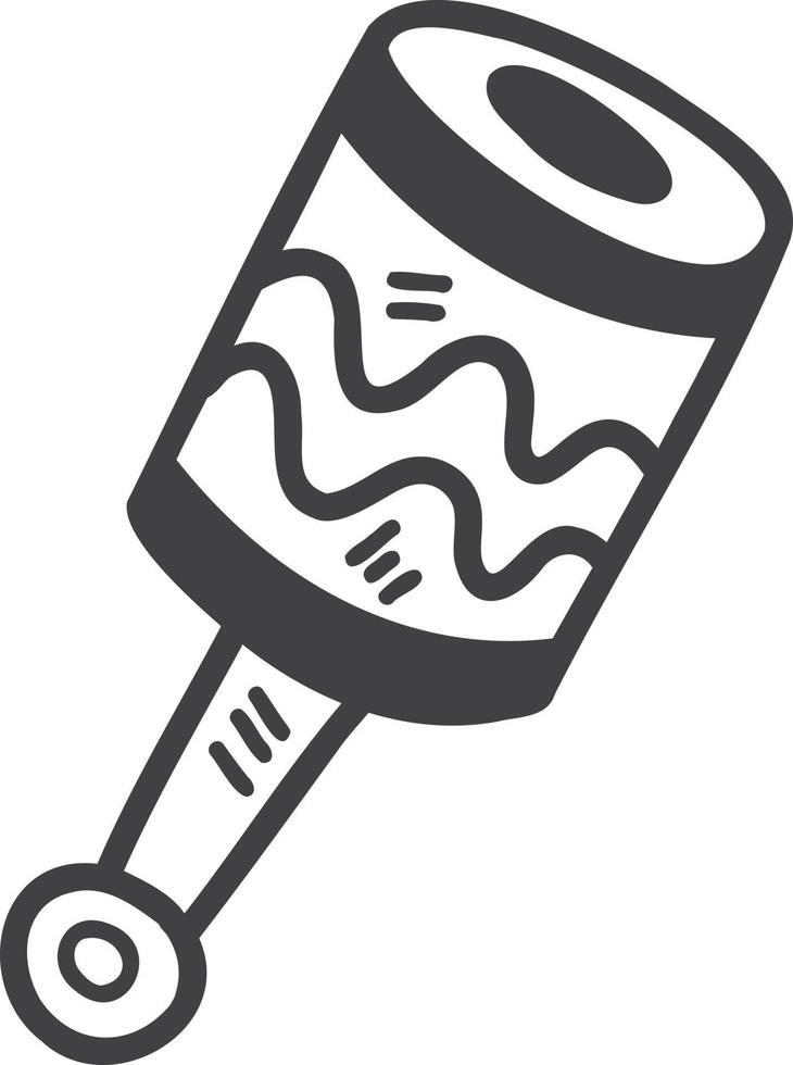 Hand Drawn cute Maracas illustration vector