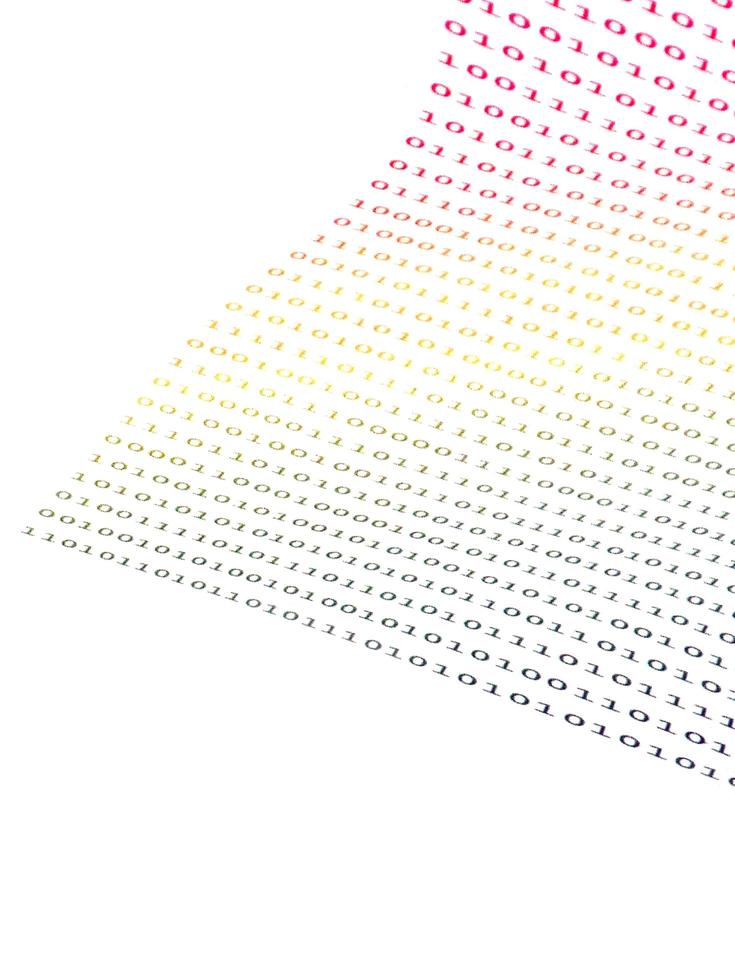 Binary numbers background photo