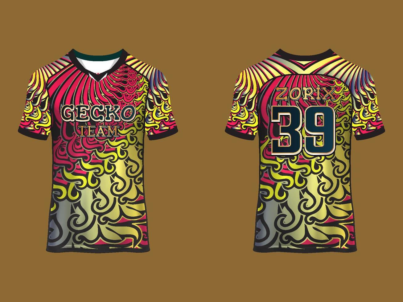 Abstract Raglan Sleeve Clothing Uniform vector