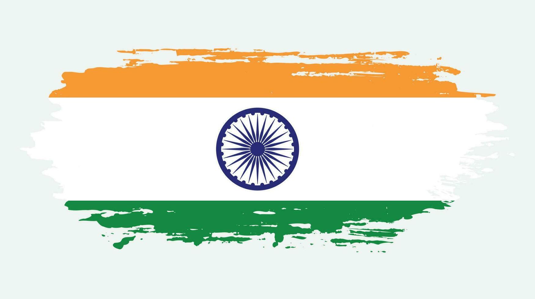 New Indian abstract flag vector