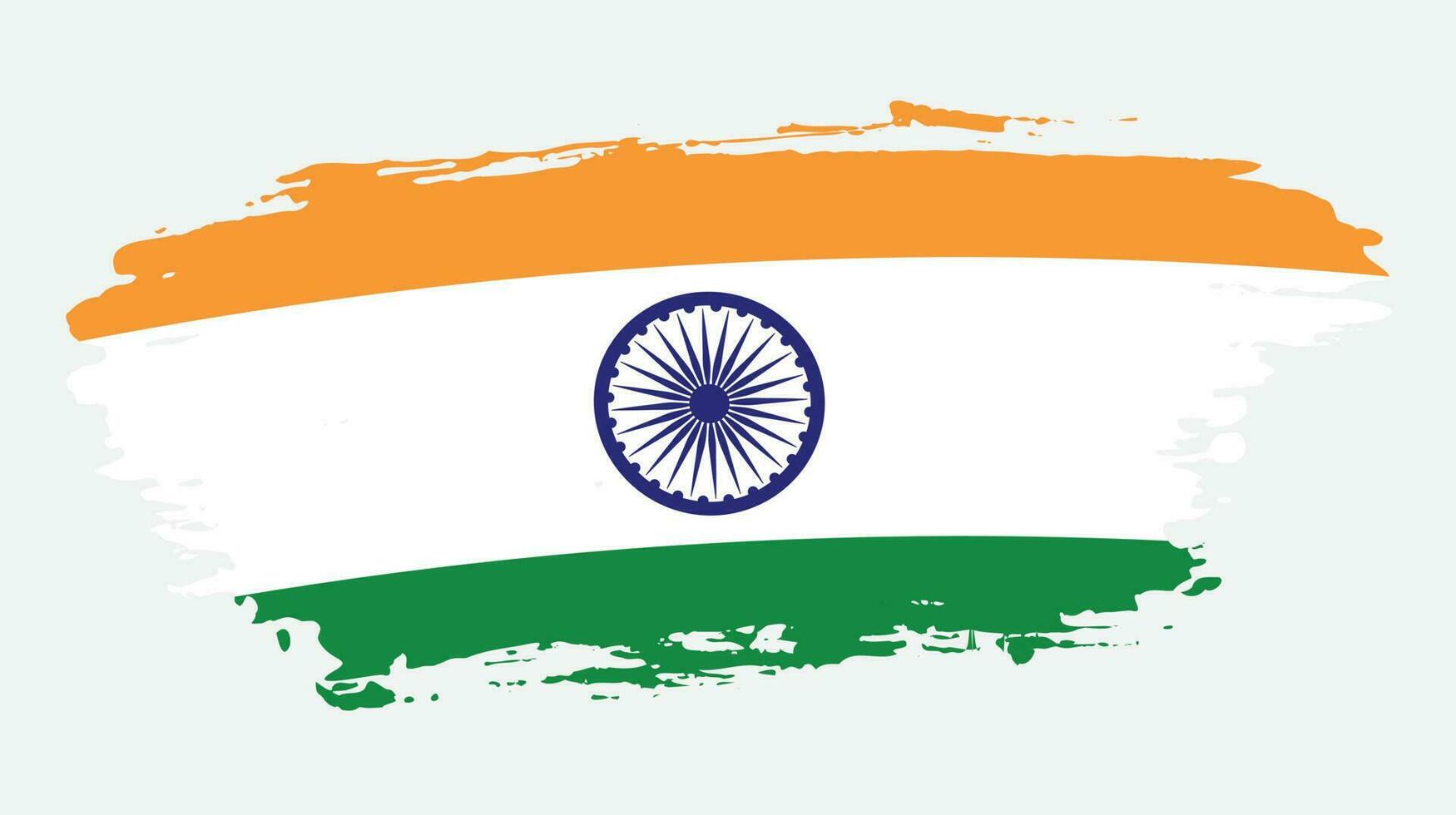 Faded India grunge flag vector