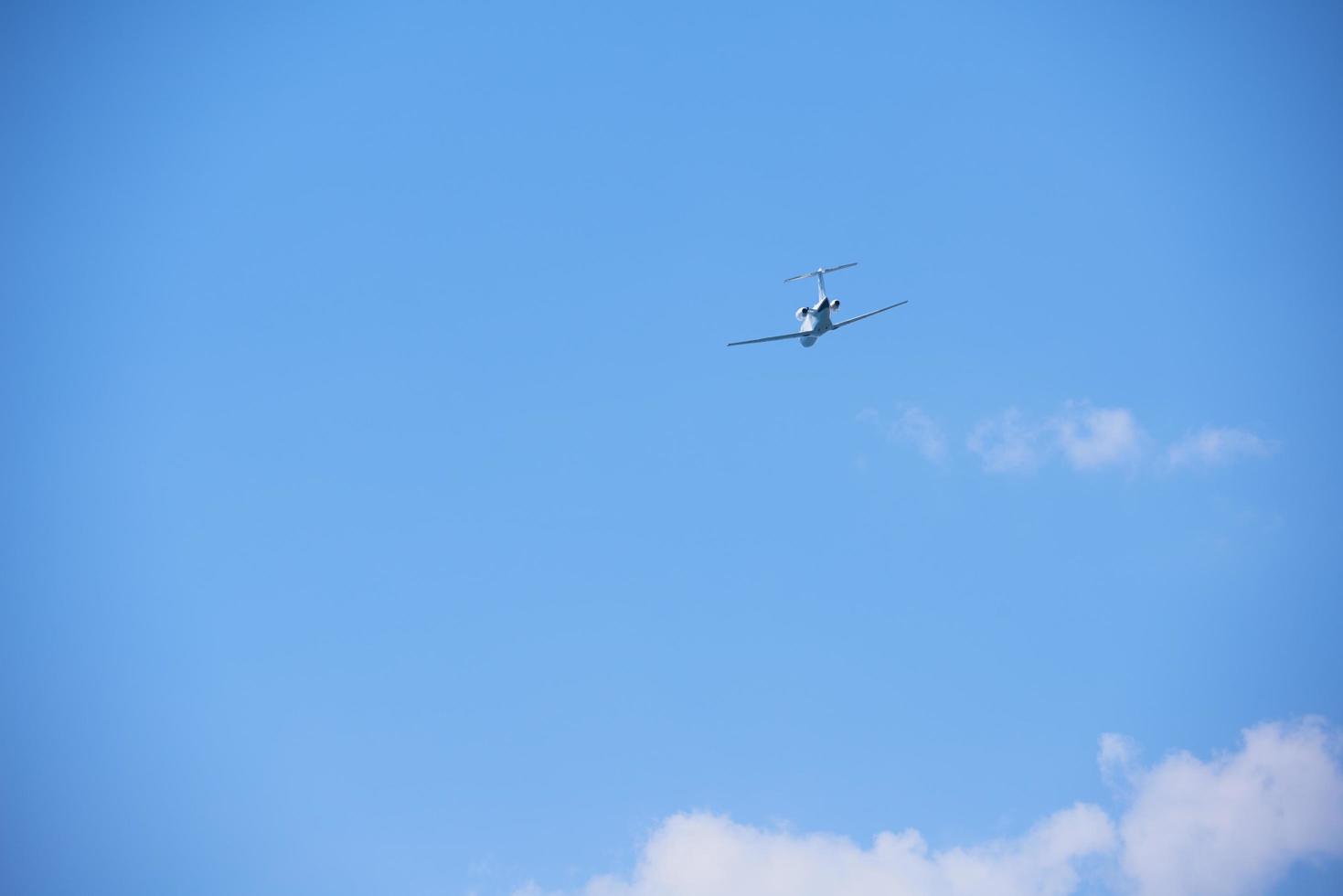 Small airplane view photo