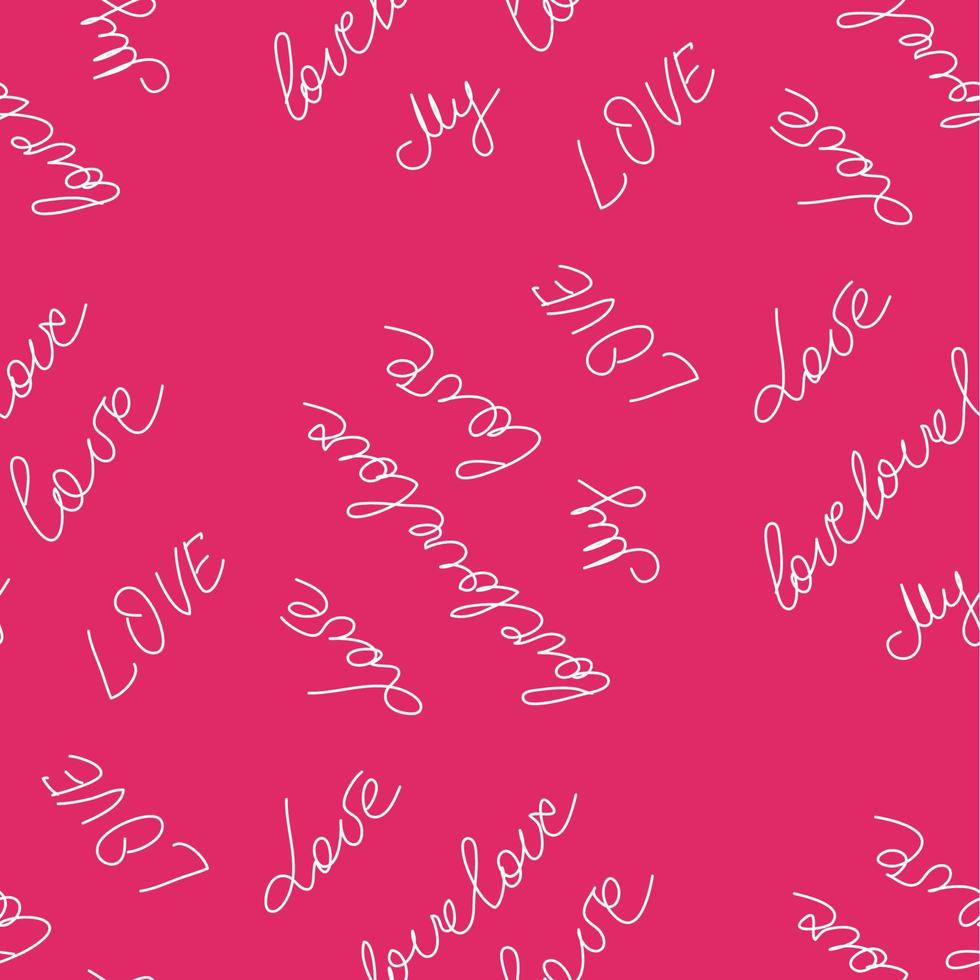 love you hearts romantic pattern illustration isolated on white. black and white seamless pattern for wallpaper, textiles, packaging, scrapbooking, foil stamping. vector