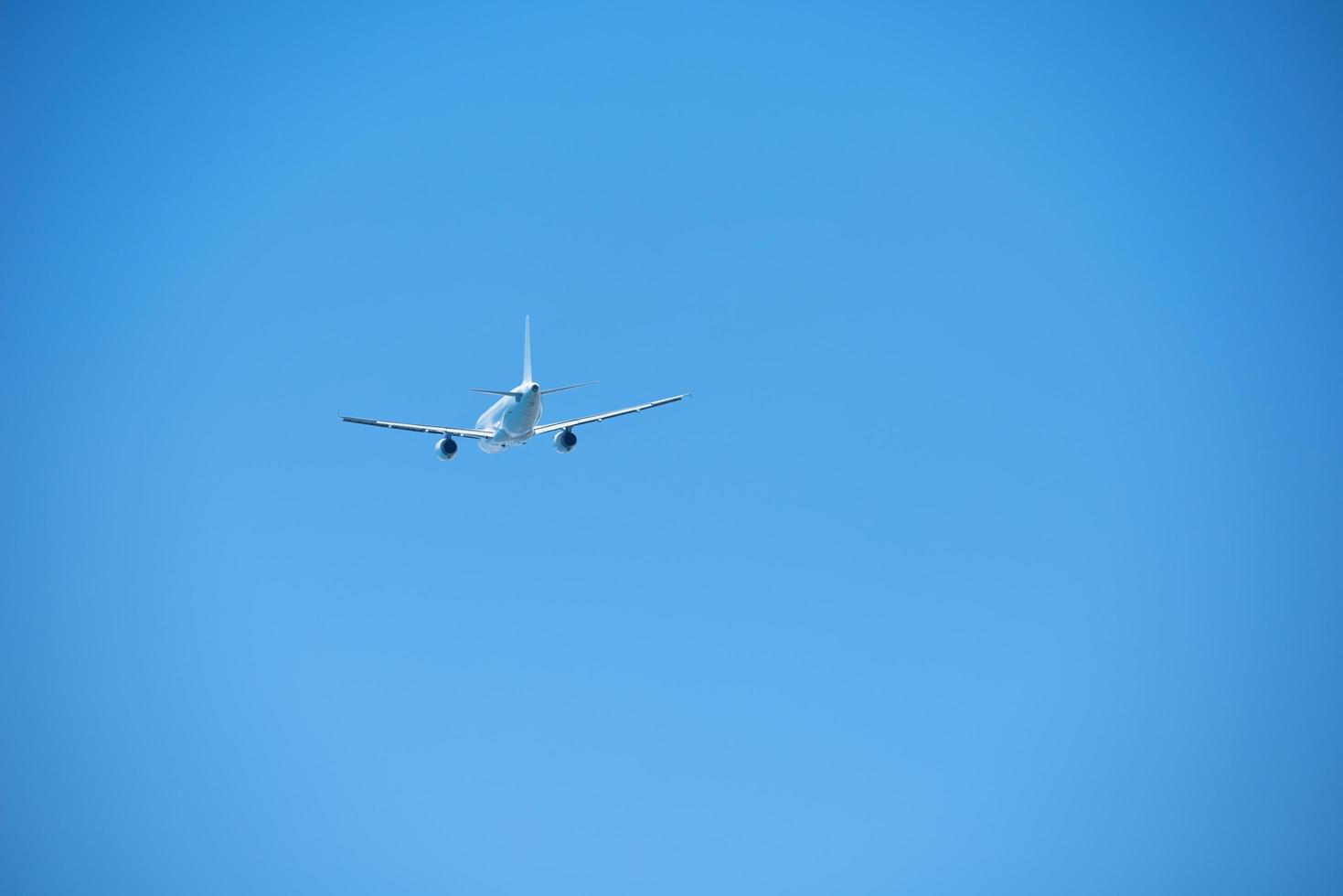 Modern airplane view photo