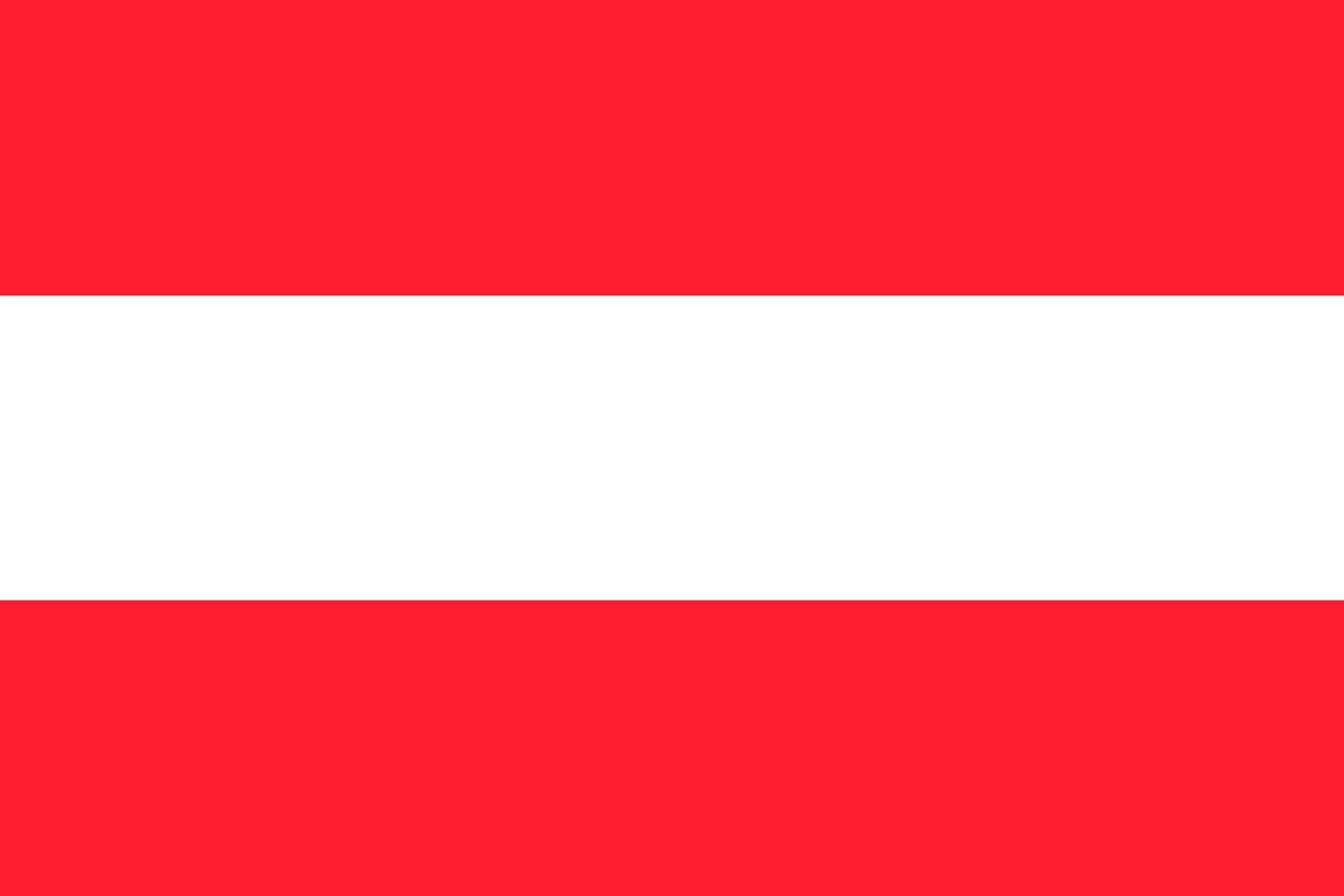 Flag of Austria. Symbol of Independence Day, souvenir soccer game, button language, icon. vector