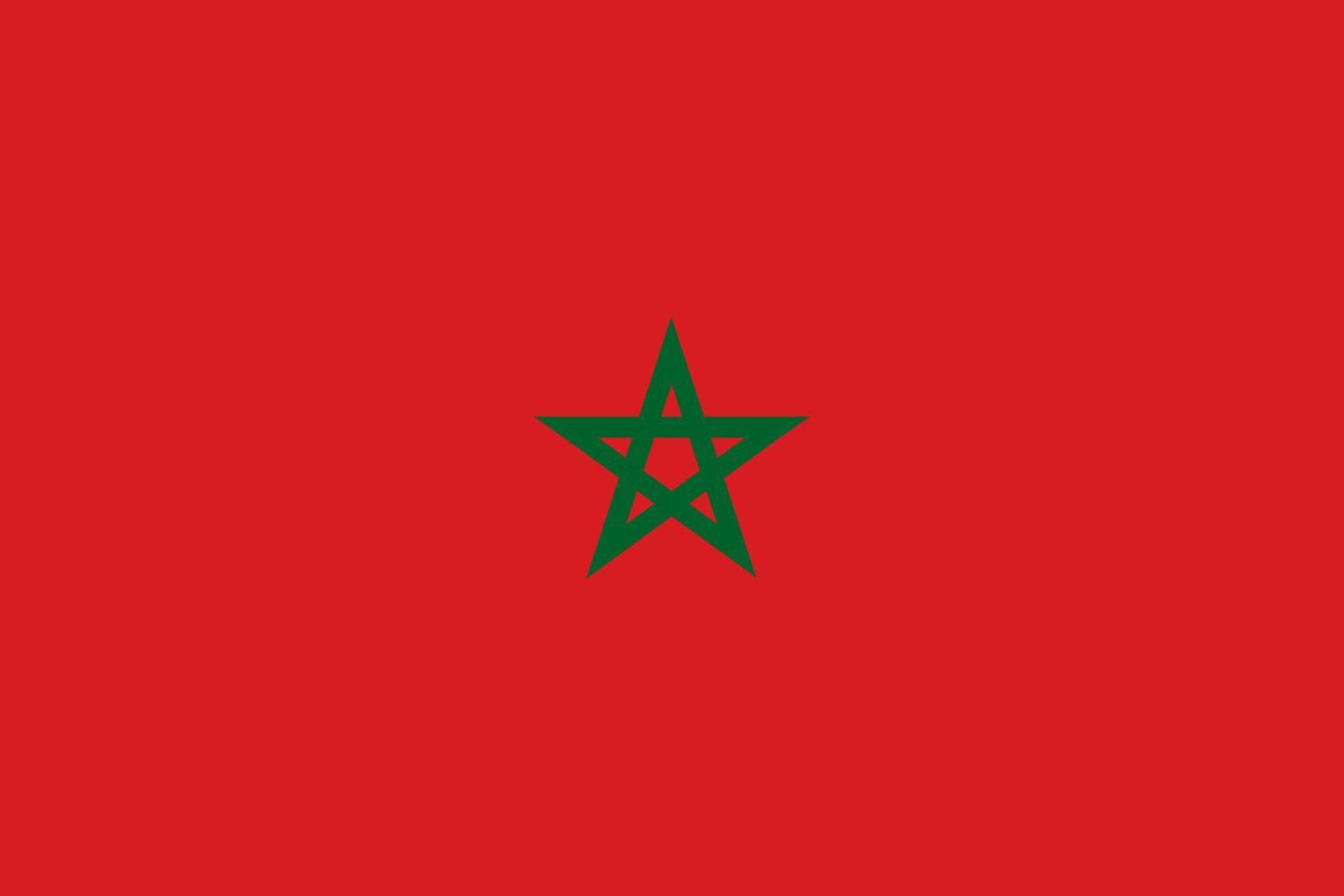 Flag of Morocco. Symbol of Independence Day, souvenir soccer game, button language, icon. vector