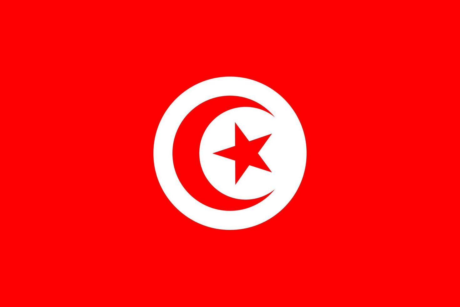 Flag of Tunisia. Symbol of Independence Day, souvenir soccer game, button language, icon. vector