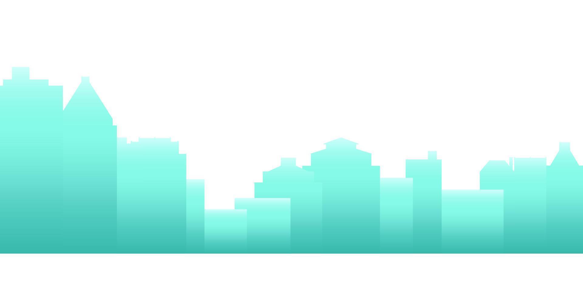 Silhouettes of the City. vector
