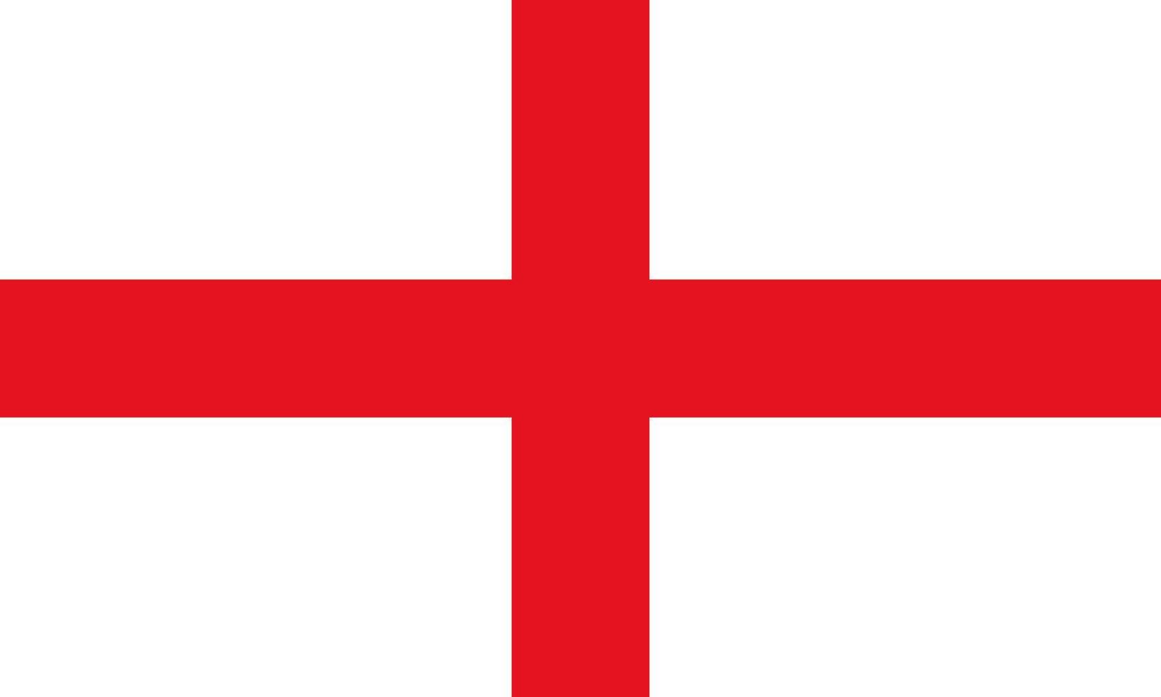 bandera de inglaterra. símbolo del día de la independencia, partido de fútbol de recuerdo, lenguaje de botones, icono. vector