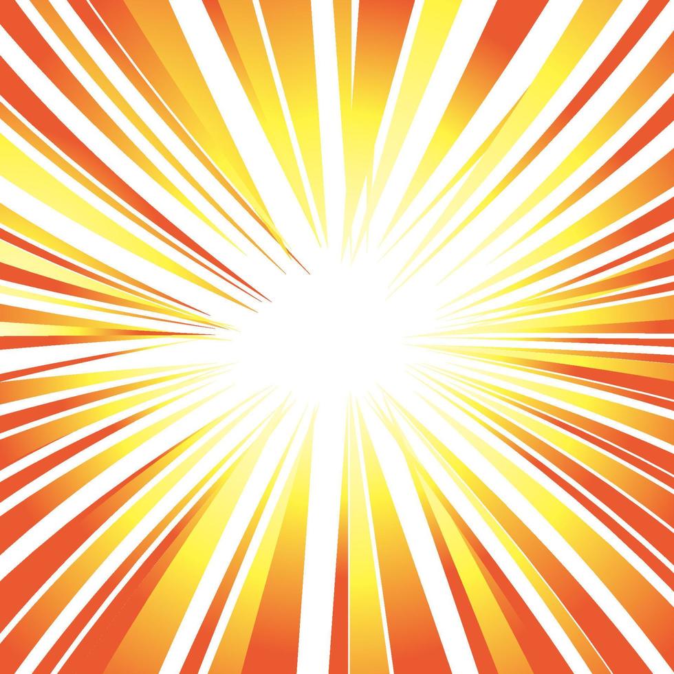 Sun's rays or explosion vector background for design speed, movement ...