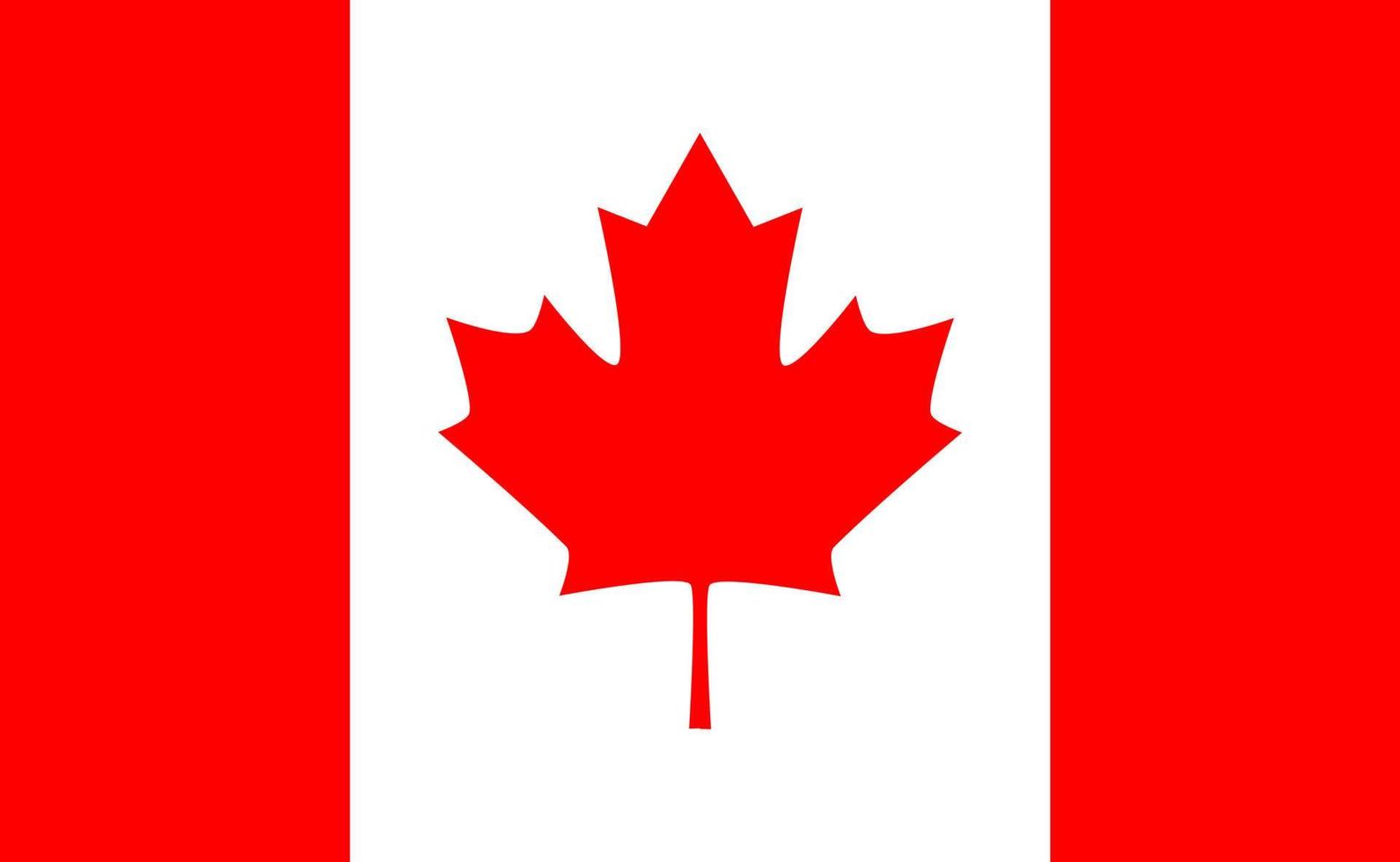Flag of Canada. Symbol of Independence Day, souvenir soccer game, button language, icon. vector