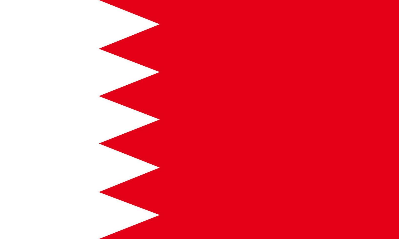 Flag of Bahrain. Symbol of Independence Day, souvenir soccer game, button language, icon. vector