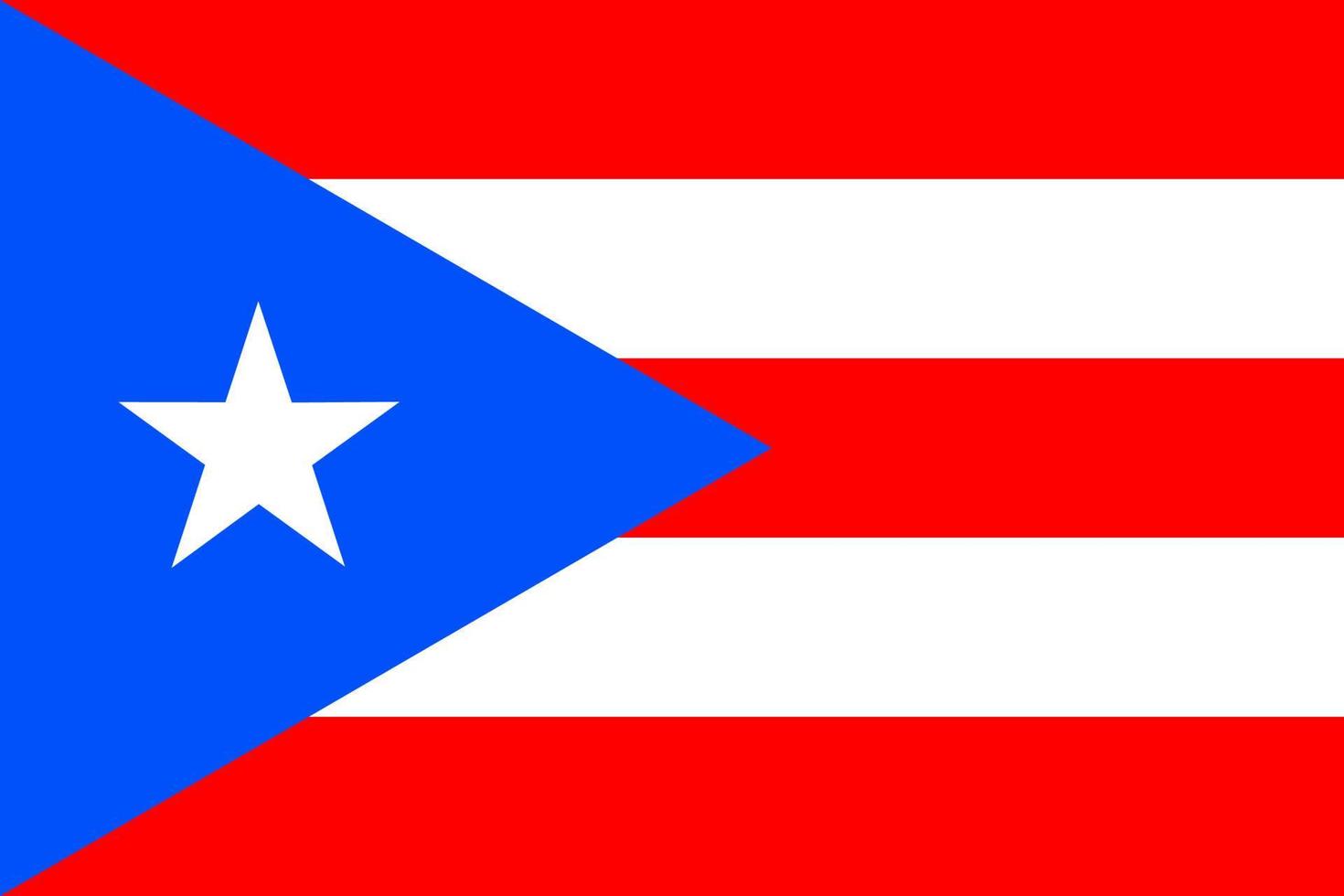 bandera de puerto rico. símbolo del día de la independencia, juego deportivo de recuerdo, idioma de botones, icono. vector