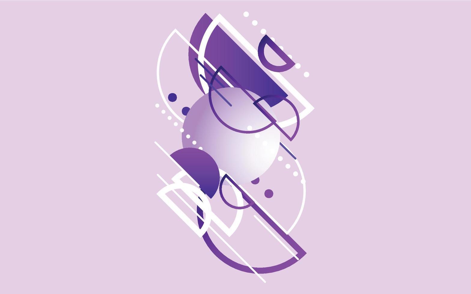 Modern Purple Background Design elements Creative Template. Vector illustration