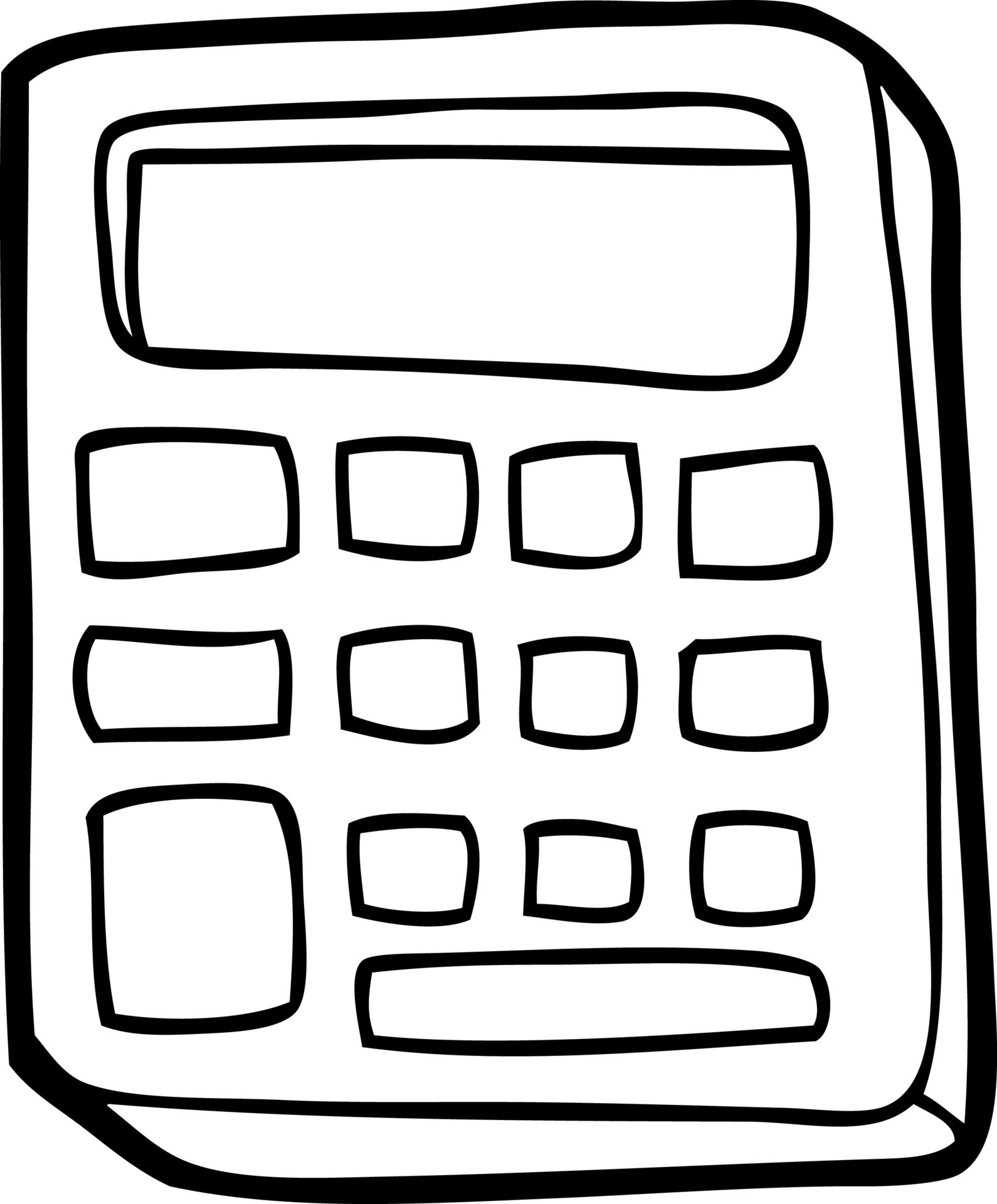 How To Draw A Calculator