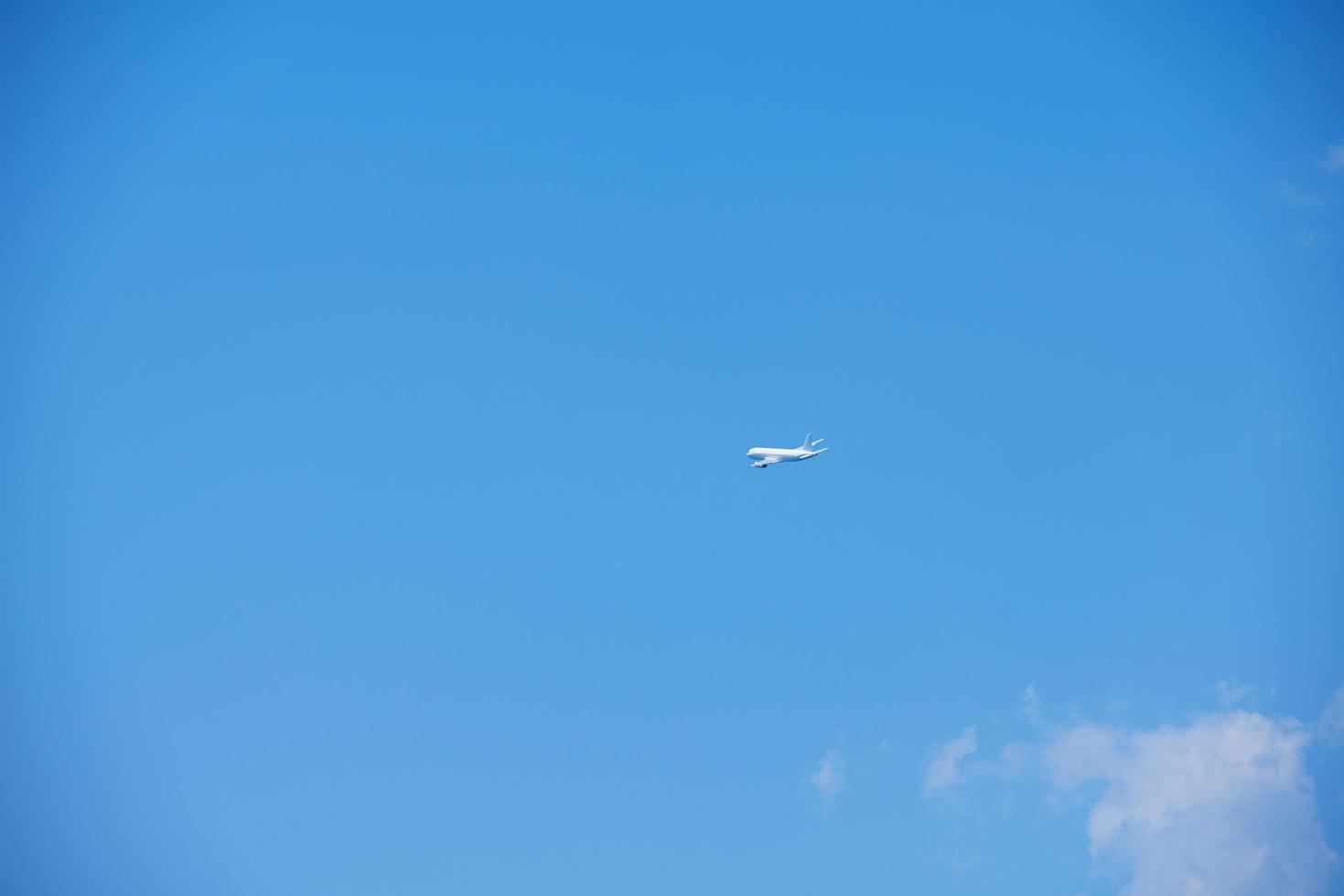 Modern airplane view photo