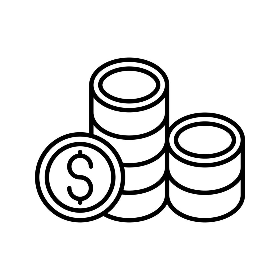 Coins Vector Icon