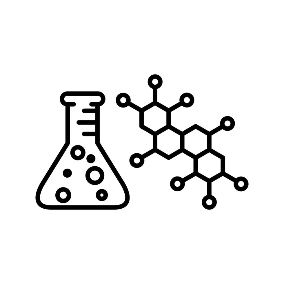 icono de vector de química