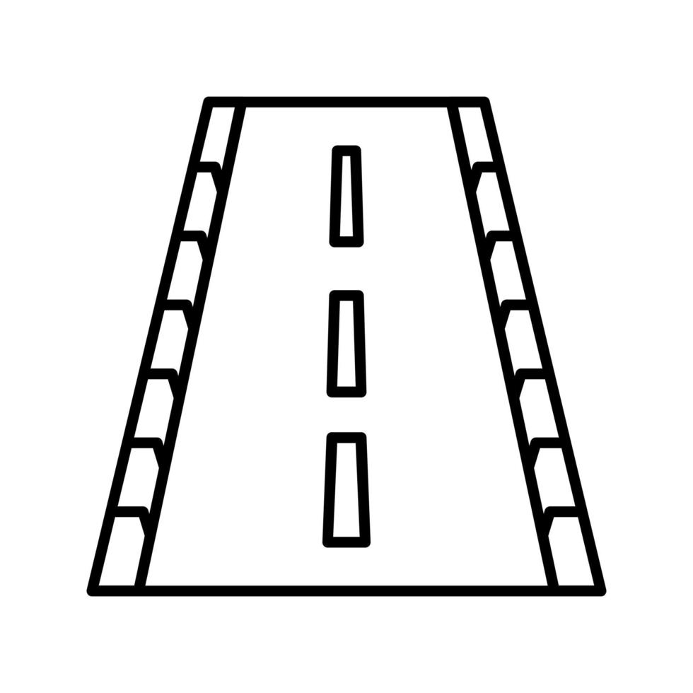 icono de vector de carretera