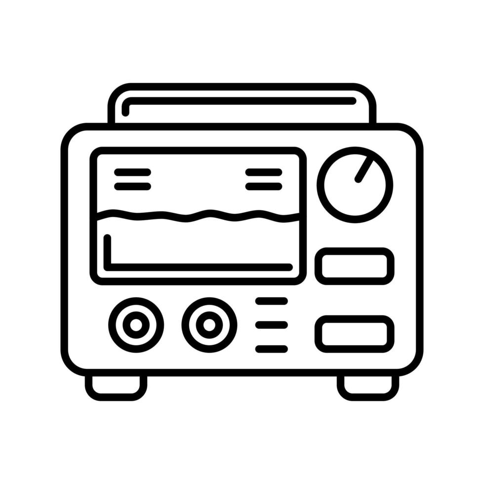 Oscilloscope Vector Icon