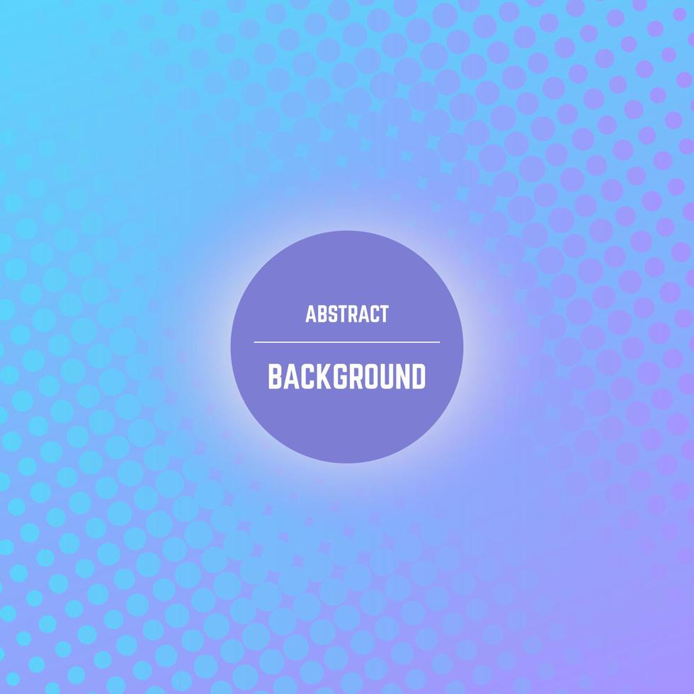 Abstract colorful background with dots, halftone effect and circle in center. Vector illustration.