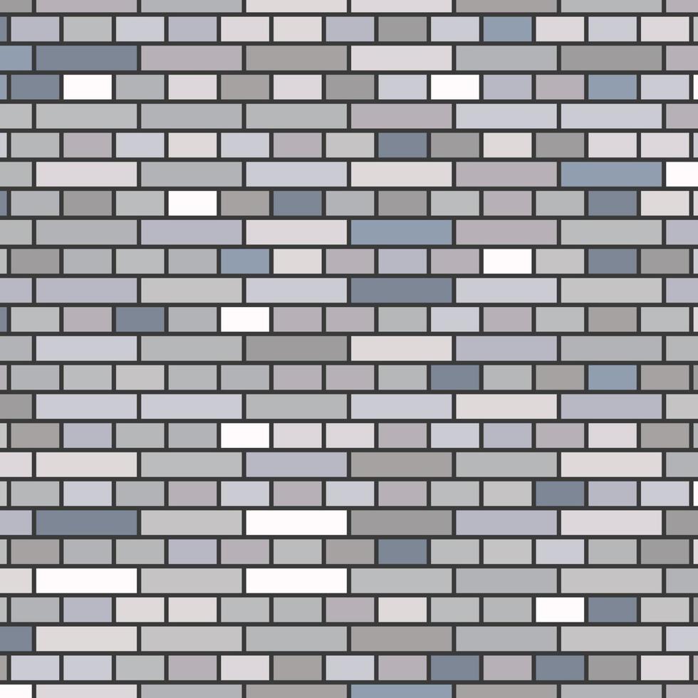 Grey brick wall background. Vector illustration