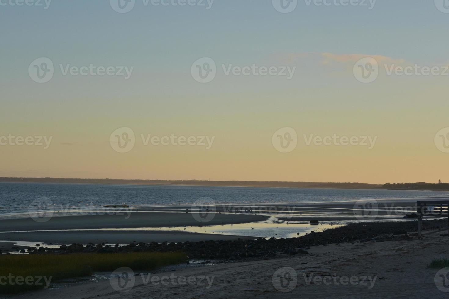 Stunning landscape on the coast of cape cod photo