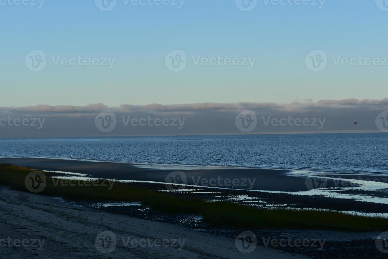 Beautiful atlantic ocean off the coast of cape cod photo