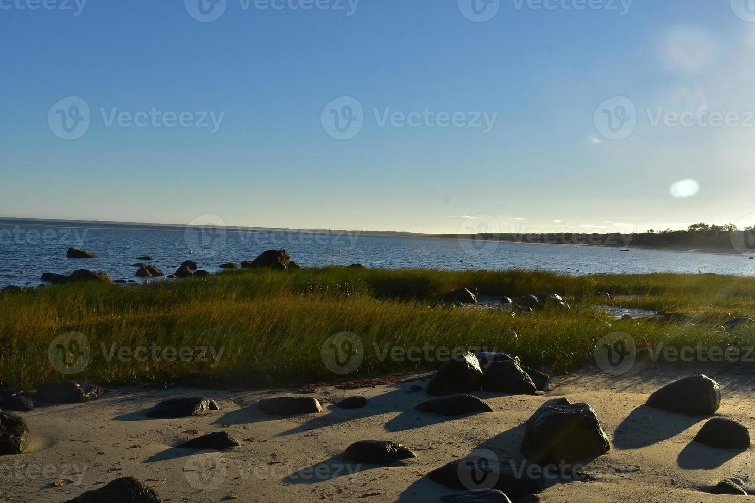 Breathtaking view of the atlantic ocean off the coast of barnstable photo