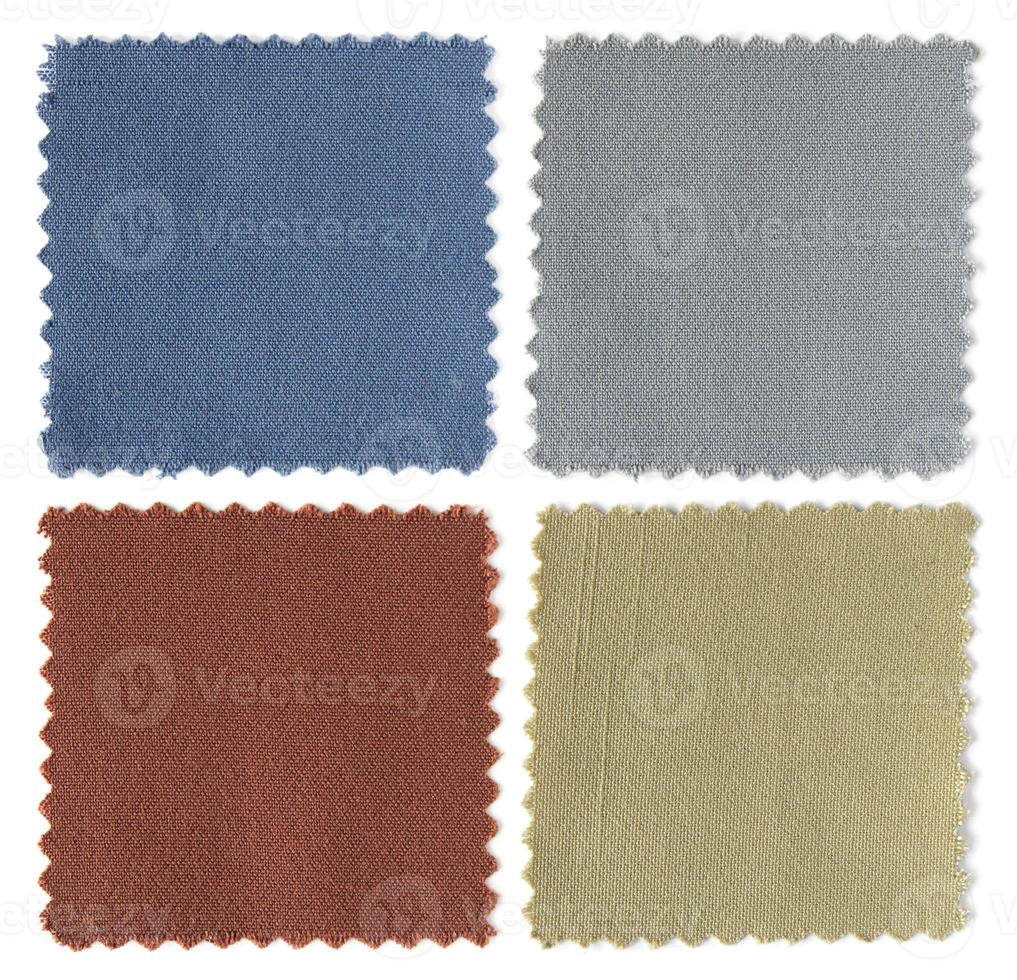 set of fabric swatch samples texture photo