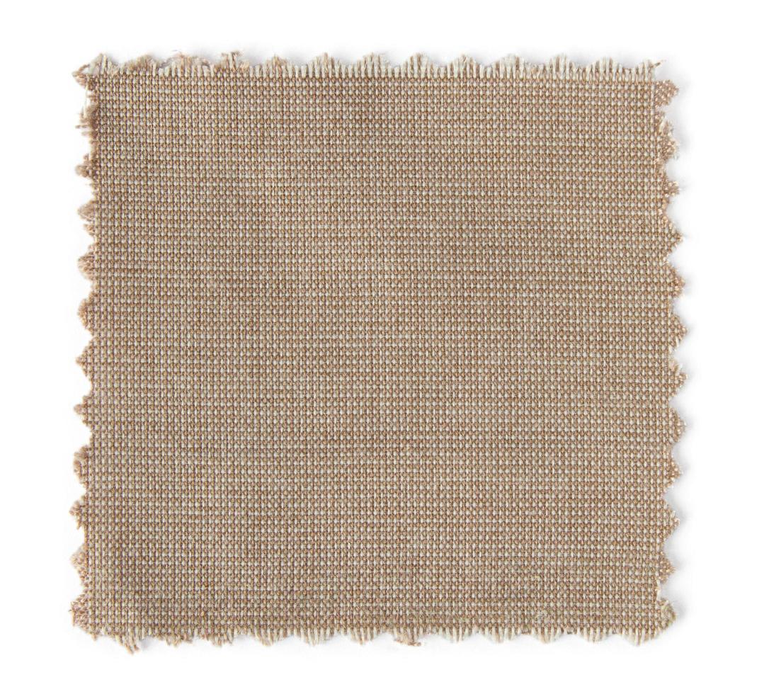 beige fabric swatch samples isolated on white background photo
