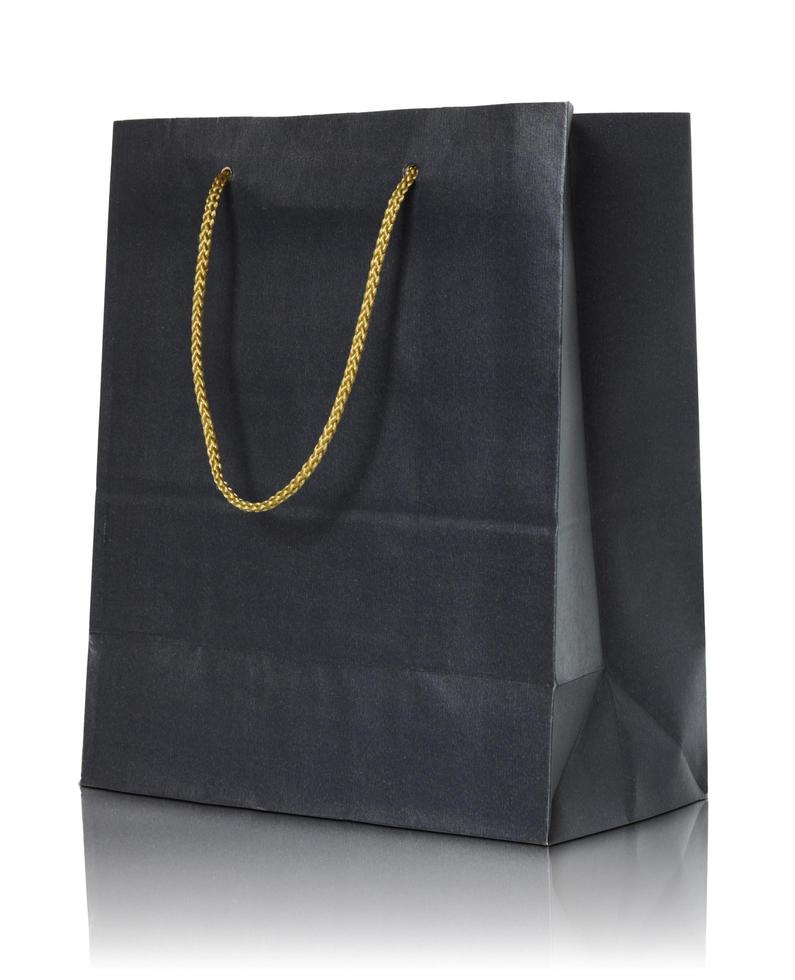 black paper bag photo