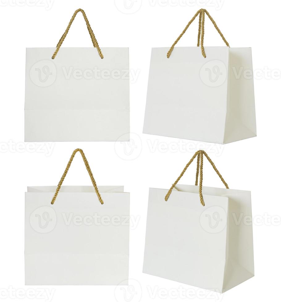 Paper shopping bag set photo