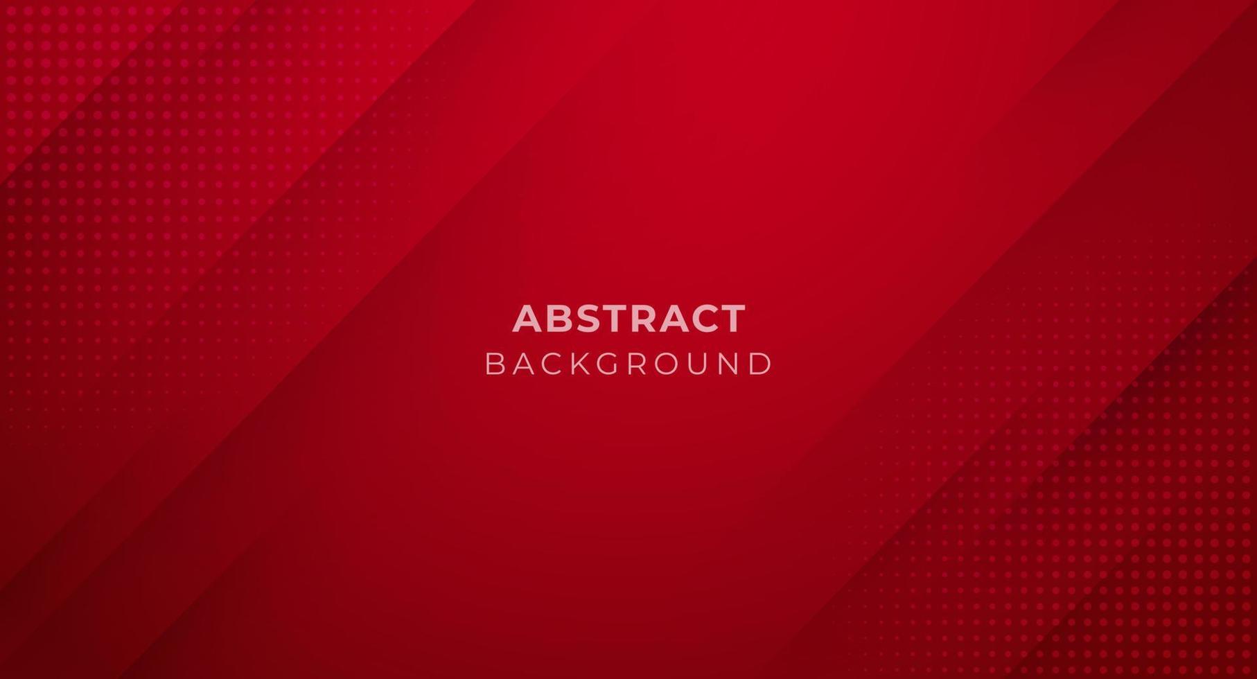 Red banner with lines pattern vector design