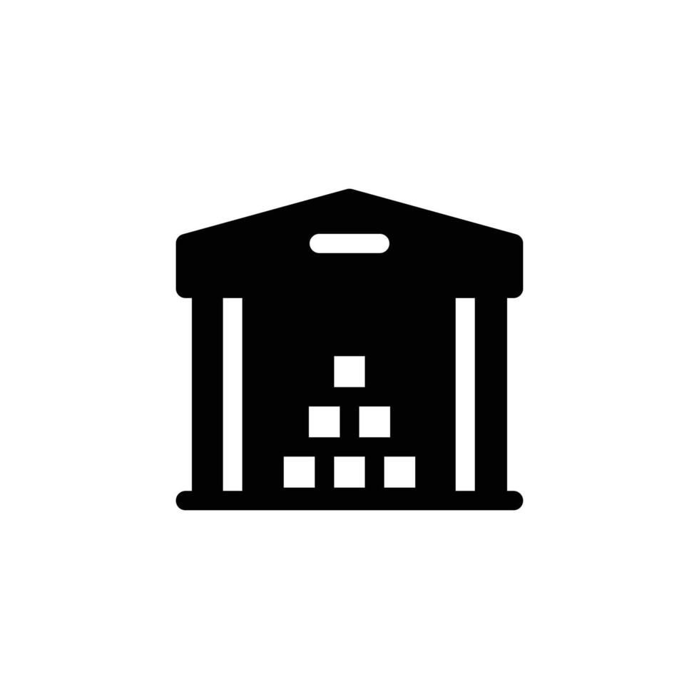 Warehouse Icon Free vector