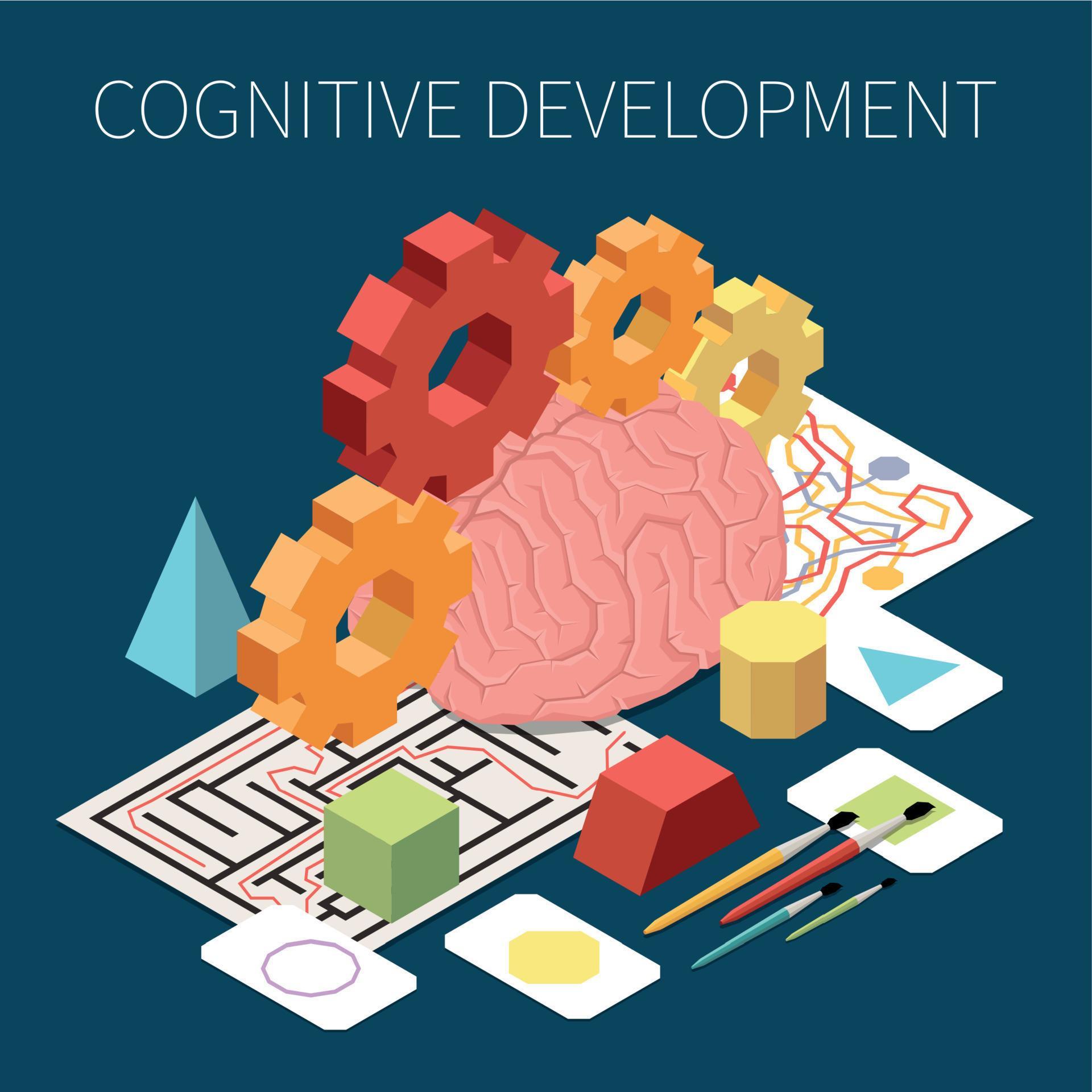 Preschool Cognitive Development Composition 12696928 Vector Art at Vecteezy