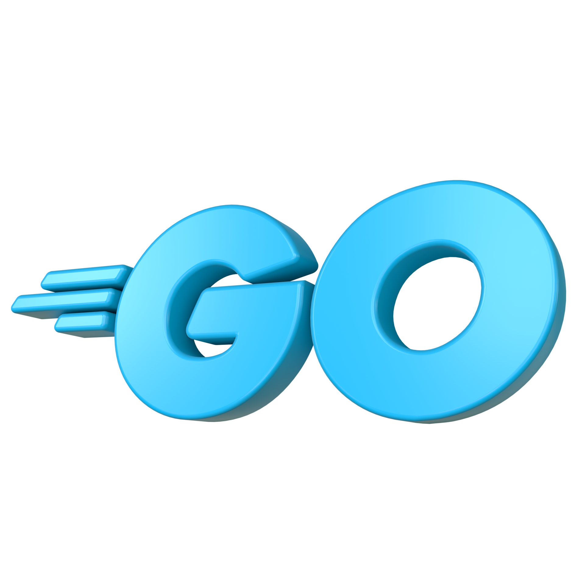 3D Golang Programming Language Logo 12697296 PNG