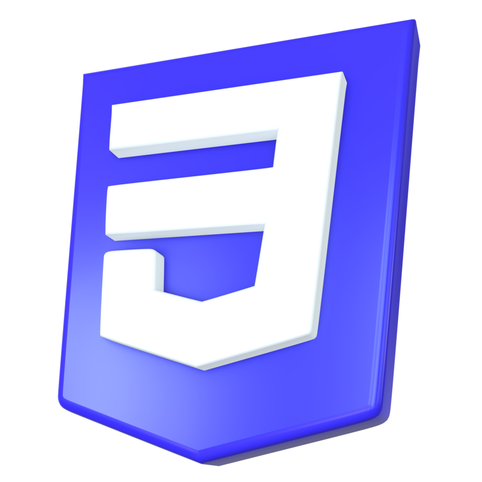 3D CSS Icon Design png