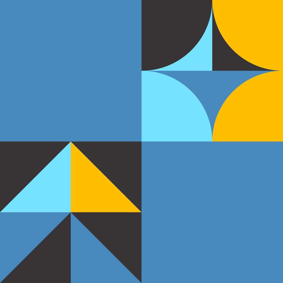 fondo geométrico de patrón de arte azul abstracto de ilustración decorativa minimalista geométrica vector