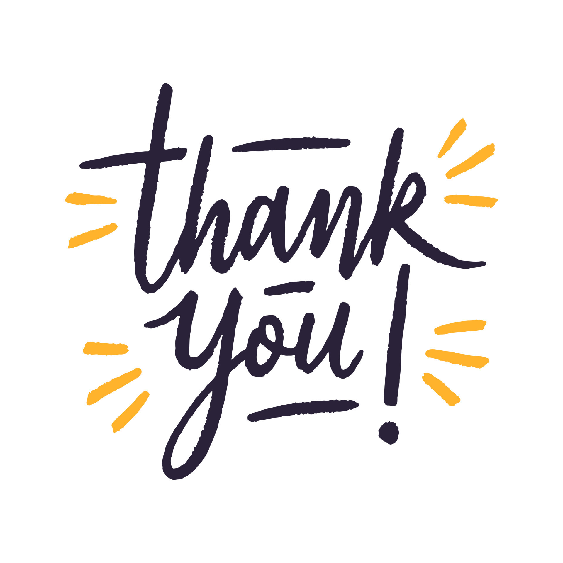Thank You Typography